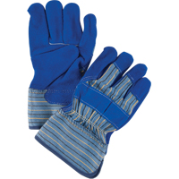 Premium Quality Fitters Gloves with Kevlar&reg; Stitching, Large, Split Cowhide Palm, Cotton Inner Lining R.M.G. Prévention