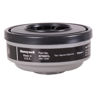 Cartouches pour respirateur s&eacute;rie N de North, Cartouche gaz/vapeur, Vapeur organique R.M.G. Prévention