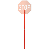 Traffic Control Sign Plastic Handle R.M.G. Prévention