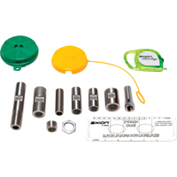 Trousse de mise &agrave; niveau pour douche oculaire/faciale Axion Advantage avec t&ecirc;te de douche oculaire/faciale en plastique ABS vert R.M.G. Prévention