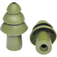 BattlePlugs&reg; Earplugs Replacement Tip, Uncorded, Bulk - Polybag, 24 dB NRR, Medium R.M.G. Prévention