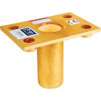 Syst&egrave;mes de sauvetage pour espaces clos - Composants de la potence - Bases fixes permanentes de pointe R.M.G. Prévention