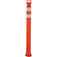 Ez-Grab Delineator Posts, 42" H, Orange R.M.G. Prévention