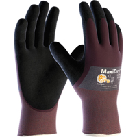 Gants MaxiDry, Moyen, R&ecirc;vetement Mousse de nitrile, Calibre 18, Enveloppe en Nylon R.M.G. Prévention