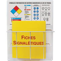 Panneaux de style panier pour mati&egrave;res dangereuses, Français, Compris reliures R.M.G. Prévention