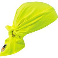Chill-Its&reg; 6710FR FR Cooling Triangle Hat, High Visibility Lime-Yellow R.M.G. Prévention