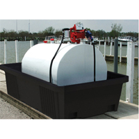 Poly-Tank&reg; Containment Unit 550 Without Drain, 113" L x 71" W x 32" H, 750 US gal. Capacity R.M.G. Prévention
