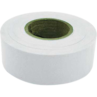 Rubans pour signalisation, 1,2" la x 300' lo, Blanc R.M.G. Prévention