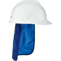 Tampon et voile pour le cou refroidissants pour casque de s&eacute;curit&eacute; Chill-Its 6717CT, Bleu R.M.G. Prévention