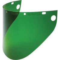 Fibre-Metal&reg; Extended View Faceshield Visor, Propionate, Green Tint R.M.G. Prévention