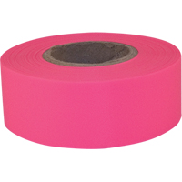 Ruban de signalisation Sub-Zero, 1,2" la x 150' lo, Rose fluorescent R.M.G. Prévention