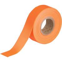 Flagging Tape, 1.188" W x 150' L, Fluorescent Orange R.M.G. Prévention