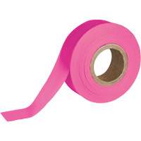Flagging Tape, 1.188" W x 150' L, Fluorescent Pink R.M.G. Prévention