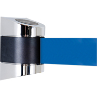 TensaBarrier&reg; Wall Mounted Units, Plastic, Screw Mount, 15', Blue Tape R.M.G. Prévention