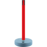 Tensabarrier ext&eacute;rieur - poteaux r&eacute;cepteurs, Hauteur de 37", Rouge R.M.G. Prévention