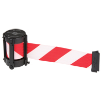 Cassettes de rechange pour Tensabarrier pour l'ext&eacute;rieur, Advance ou StowAway, 13', Ruban Blanc R.M.G. Prévention