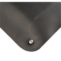 Tapis conducteur d'&eacute;lectricit&eacute; no 786, 2' la x 3' lo x 15/16" &eacute;p, PVC, Lisse, Noir R.M.G. Prévention