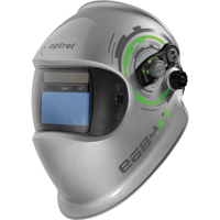 e684 Welding Helmets, 3.94" L x 1.97" W View Area, 4/5 - 13 Shade Range, Silver R.M.G. Prévention