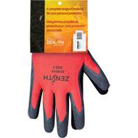 Coated Gloves, 9, Rubber Latex Coating, 13 Gauge, Polyester Shell R.M.G. Prévention