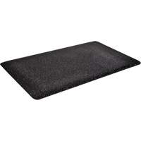 Tapis antimicrobiens WD Foodmaster, Lisse, 2' x 3' x 9/16", Noir, Mousse de vinyle R.M.G. Prévention