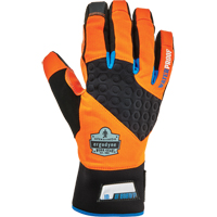ProFlex&reg; 818WP Performance High-Visibility Thermal Waterproof Utility Gloves, Polyurethane Palm, Size Small R.M.G. Prévention