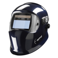 E684 Welding Helmets, 4.25" L x 2" W View Area, 4/5 - 13 Shade Range, Blue R.M.G. Prévention