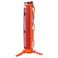 Barri&egrave;re avec 3 pieds, 50' lo, Plastique, Orange R.M.G. Prévention