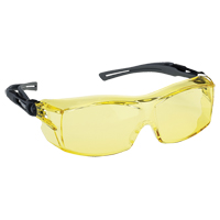 Dynamic OTG Extra Series Safety Glasses, Amber Lens, Anti-Fog/Anti-Scratch, ANSI Z87+/Meets/Exceeds CSA Z94.3 R.M.G. Prévention