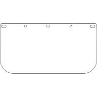 Visi&egrave;re pour &eacute;cran facial Dynamic, PETG, Teinte Transparent R.M.G. Prévention