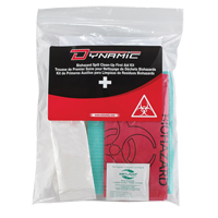 Trousse de premiers soins pour nettoyage de biorisques Dynamic, Dispositif m&eacute;dical Classe 1, Sac en plastique refermable R.M.G. Prévention