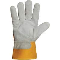Gants d'ajusteur pour l'hiver Endura, Grand, Paume en Cuir refendu, Doublure en Boa R.M.G. Prévention