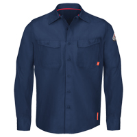 IQ Endurance&reg; Men's Work Shirts, Small, Navy Blue R.M.G. Prévention
