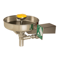 Eye/Face Wash Station, Wall-Mount Installation, Stainless Steel Bowl R.M.G. Prévention