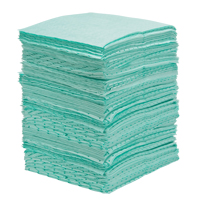 Premium Bonded Sorbent Pads, Hazmat, 15" x 18", 30 gal. Absorbancy R.M.G. Prévention