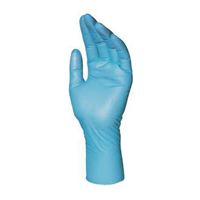 Gants jetables Solo Ultra 997, T-Grand, Nitrile, 4 mils, Sans poudre, Bleu R.M.G. Prévention