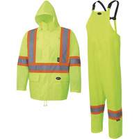 5619 Habit de pluie Oxford 150D, Polyester, 2T-Grand, Jaune lime R.M.G. Prévention