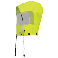 6037H Hood for Traffic Control Waterproof Safety Jacket, High Visibility Lime-Yellow, Polyester R.M.G. Prévention