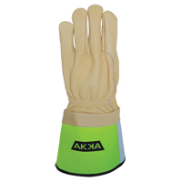 Gants pour monteur de ligne, Petit, Paume en Cuir fleur de vache R.M.G. Prévention