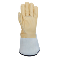 Gants pour monteur de ligne, Petit, Paume en Cuir fleur de vache R.M.G. Prévention