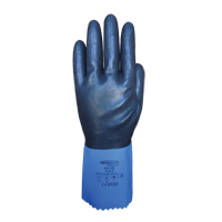 Gants enti&egrave;rement tremp&eacute;s et r&eacute;sistants aux produits chimiques Summitech, Taille Petit/7, 11,8" lo, Chloropr&egrave;ne, Doublure en Poly-coton, 59 mils R.M.G. Prévention