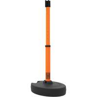 PLUS Barrier Post Set Receiver, 42" High, Orange R.M.G. Prévention