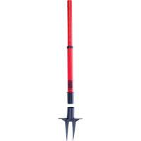 PLUS Barrier Post, 42" High, Red R.M.G. Prévention