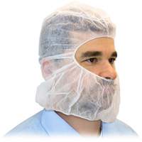 Disposable Hood, Polypropylene, White R.M.G. Prévention