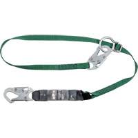 V-Series Lanyard, 4', Snap Hook Center, Snap Hook Leg Ends, Polyester R.M.G. Prévention