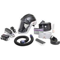 Ensemble APR &agrave; &eacute;puration d'air motoris&eacute; pour industrie lourde Versaflo, Capuchon & visi&egrave;re, Pile Lithium-ion R.M.G. Prévention