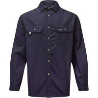UltraSoft&reg; 7 oz. Deluxe Work Shirt, Small, Navy Blue R.M.G. Prévention