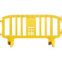 Barricade Movit, Emboîtables, 78" lo x 39" h, Jaune R.M.G. Prévention