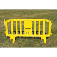 Barricade Movit, Emboîtables, 78" lo x 39" h, Jaune R.M.G. Prévention