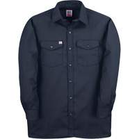 Long-Sleeved Twill Work Shirt, Men's, 4X-Large, Navy Blue R.M.G. Prévention