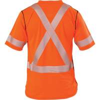 Polartec&reg; Power Grid&reg; High Visibility Short Sleeved T-Shirt, Polyester, Small, Orange R.M.G. Prévention